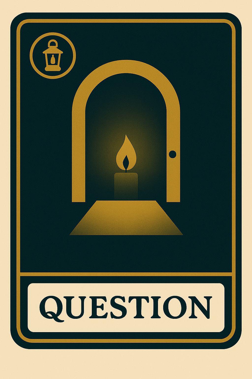 Question card