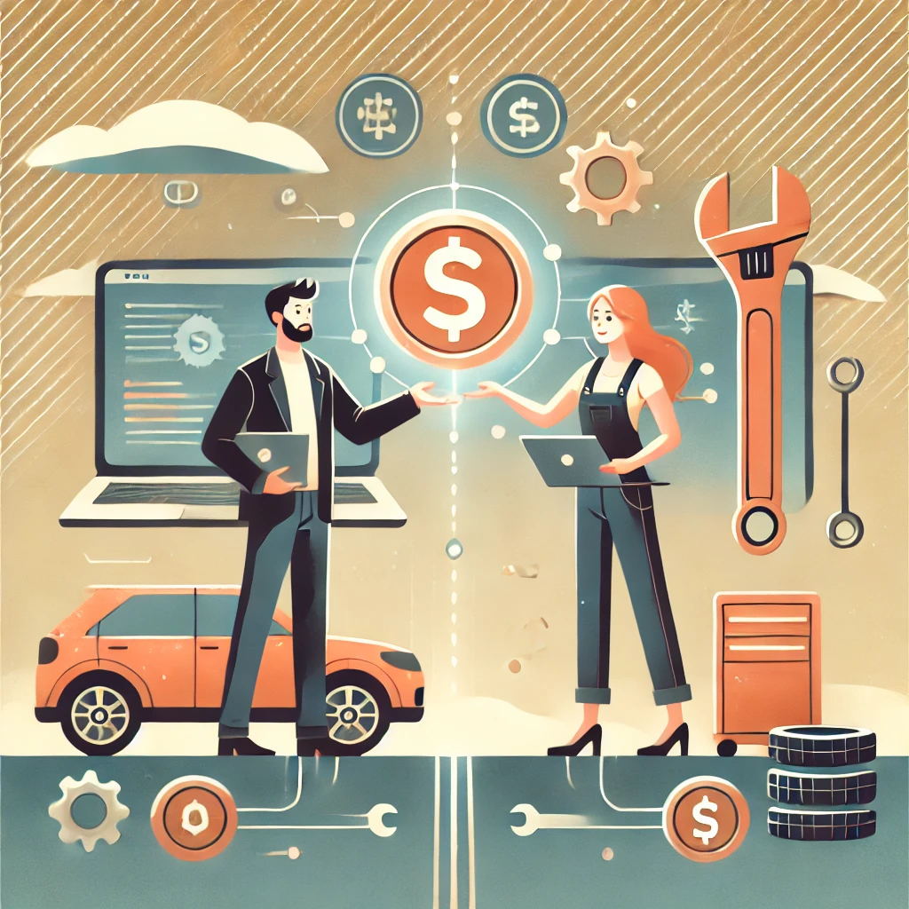 A software developer and a mechanic exchange skills, code for auto repair